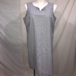 Talbots Sleeveless Dress 18W 18 plus size women's